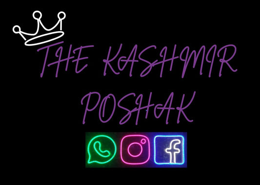 THE KASHMIR POSHAK Custom Neon Sign