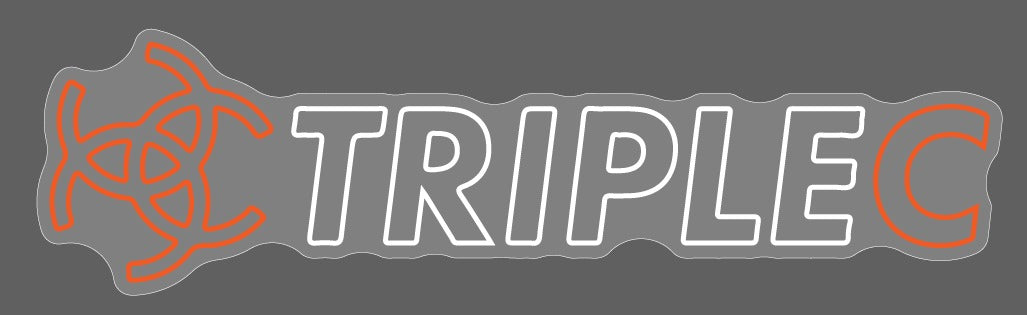 TripleC Brand Logo Neon Sign