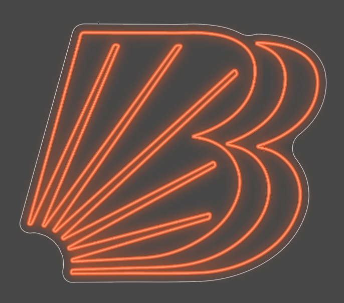 BOB Logo Neon Sign