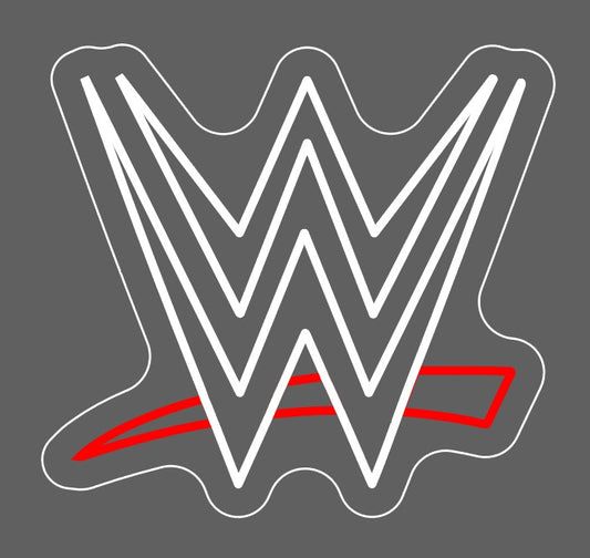 WWE Logo Neon Sign