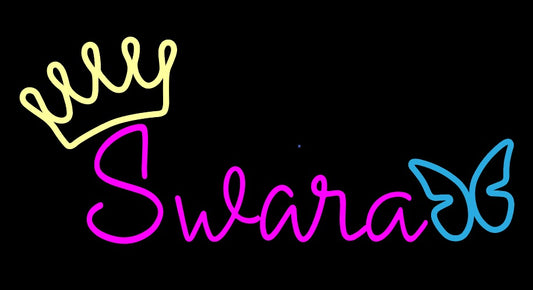 Swara Name Neon Sign