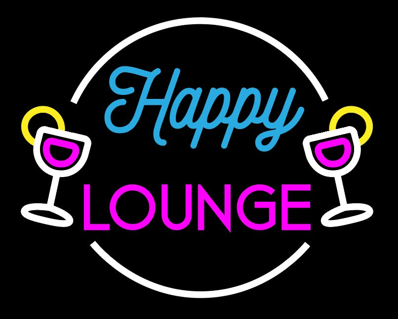 Happy Lounge Neon Sign