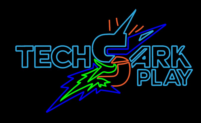 TechSpark Play Custom Logo Neon Sign