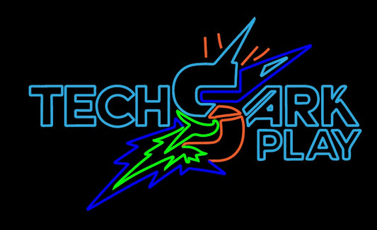 TechSpark Play Custom Logo Neon Sign