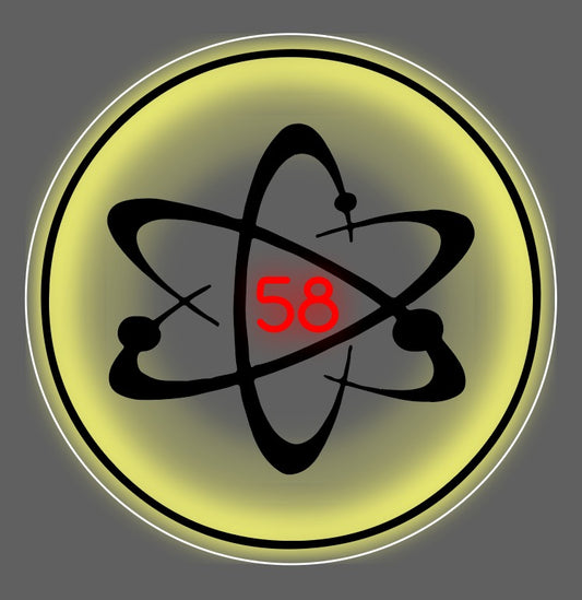 Logo 58 Backlit Neon Sign