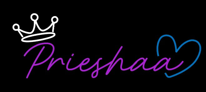 Prieshaa Name Neon Sign