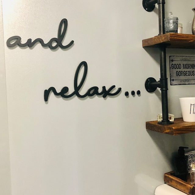 And Relax... Wall Decor