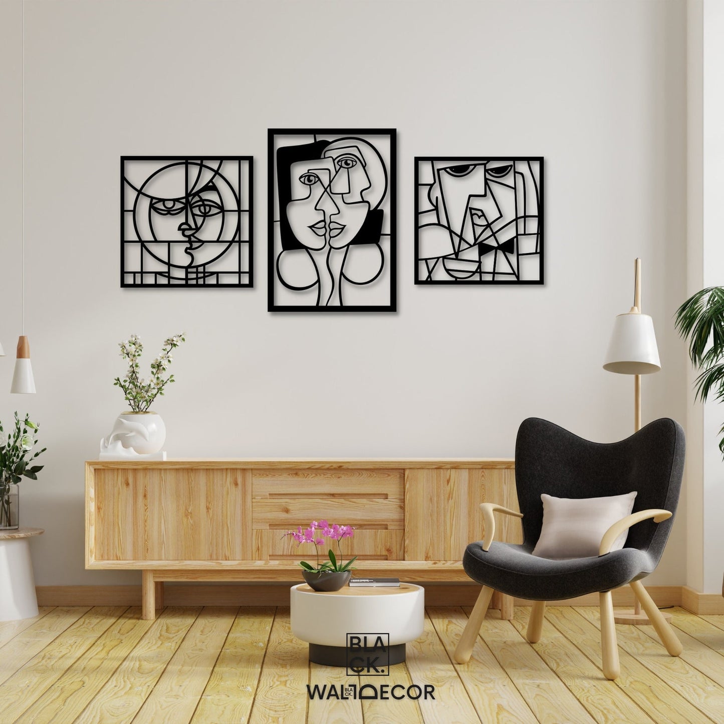 Set of 3 Picasso Wall Art