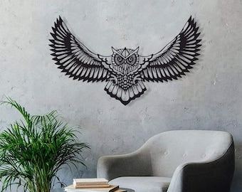 Large Owl Wall Art