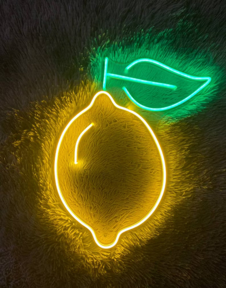 Lemon Led Neon Sign – Lets Custom Studio - Custom Neon Signs