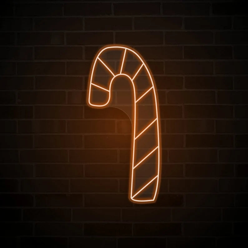 Christmas Candy Stick LED Neon Sign