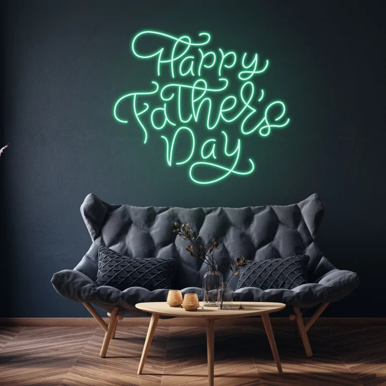 Happy Father Day Neon Sign
