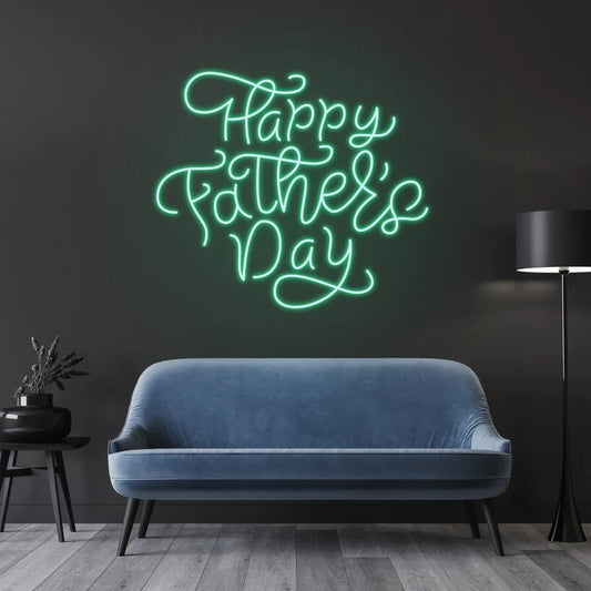 Happy Father Day Neon Sign