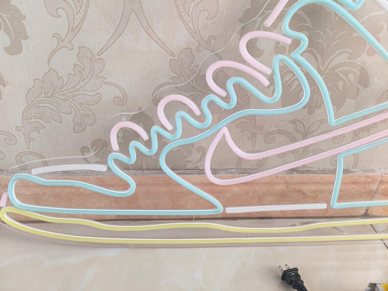 Air Jordan Neon Shoes Sign Lets Custom Studio Custom Neon Signs