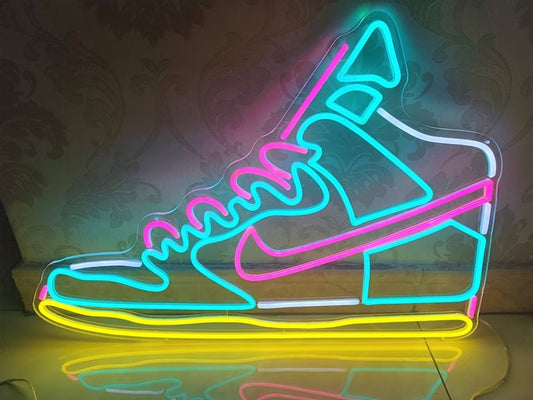 Air Jordan Neon Shoes Sign