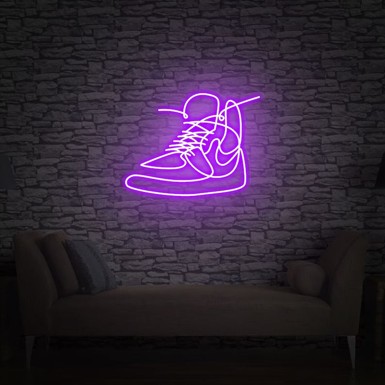 Nike Jordan Sneaker Neon Sign