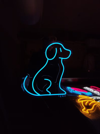 Cute Dog Neon Sign