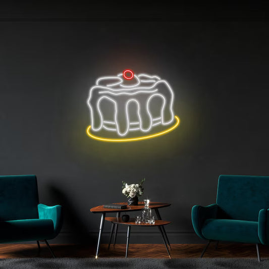 Cake Neon Sign Light