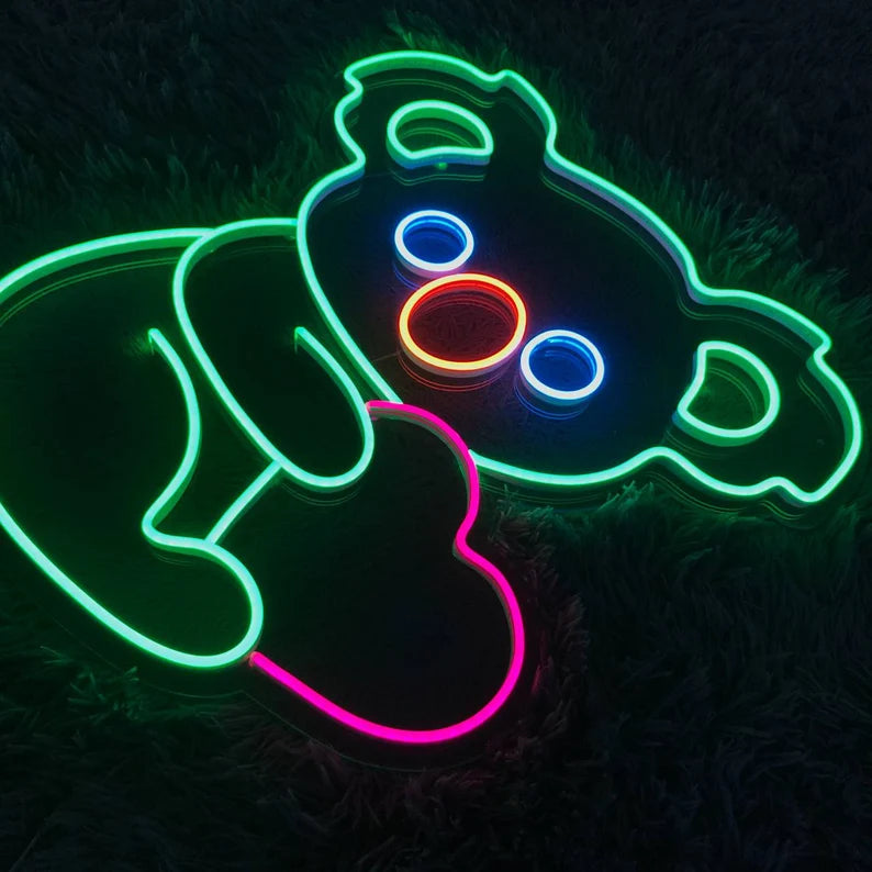 Koala With Heart LED Neon Sign