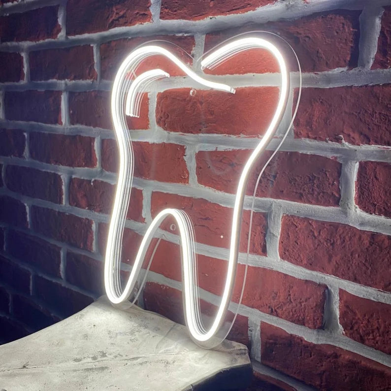 Illuminating Smiles: Dental Neon Sign