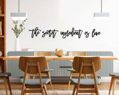 The Secret Ingredient is Love Wall Art