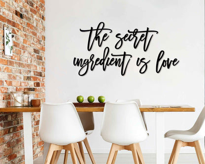 The Secret Ingredient is Love Wall Art