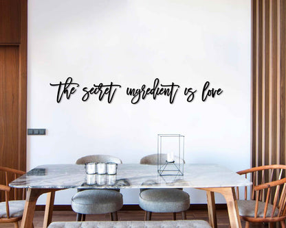 The Secret Ingredient is Love Wall Art