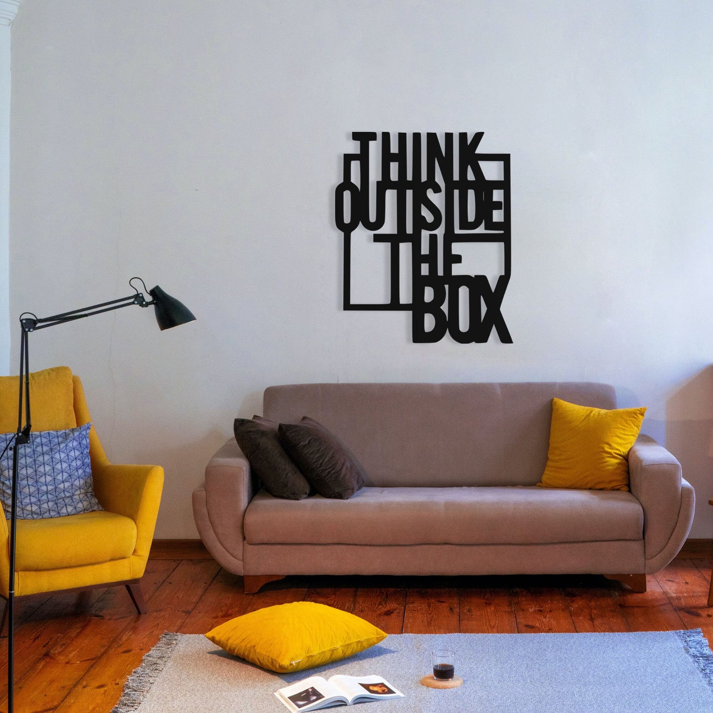 Think Outside The Box Wall Decor