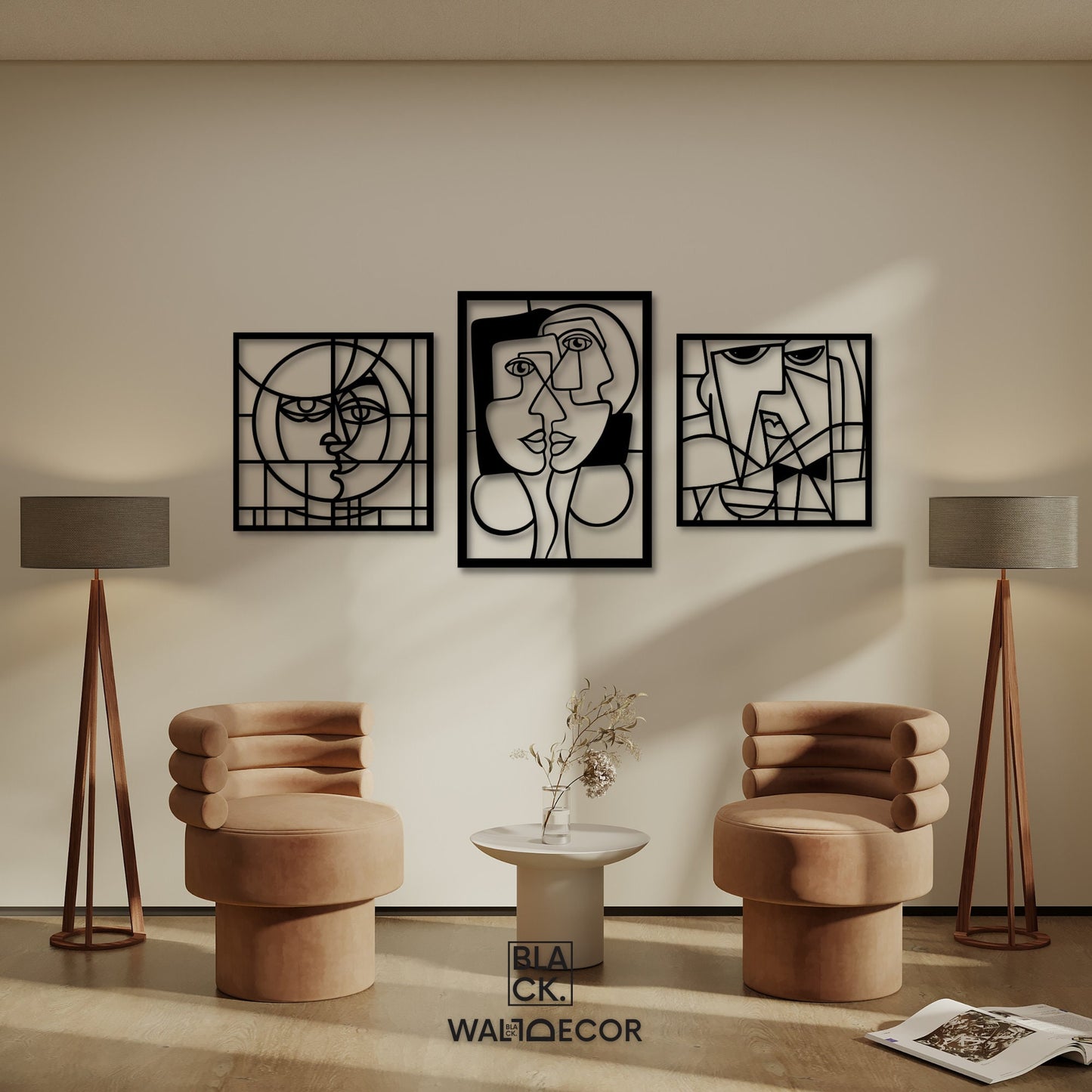 Set of 3 Picasso Wall Art