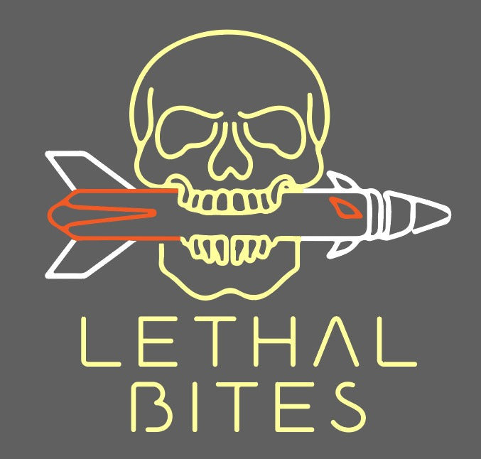 Lethal Bites Custom Logo Neon Sign – Lets Custom Studio - Custom Neon Signs