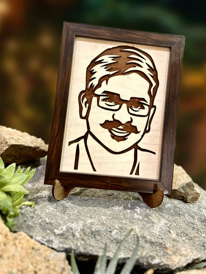 Laser Cut Photo Frame (Single Person)