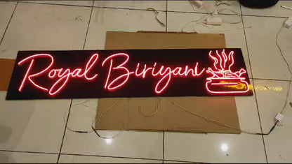 Royal Biriyani - 4 Orders Neon Signs