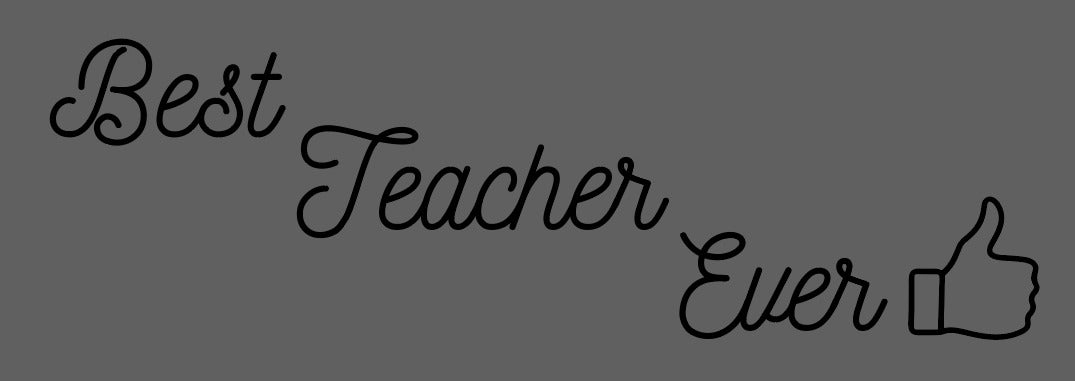 3 Teacher Neon Sign