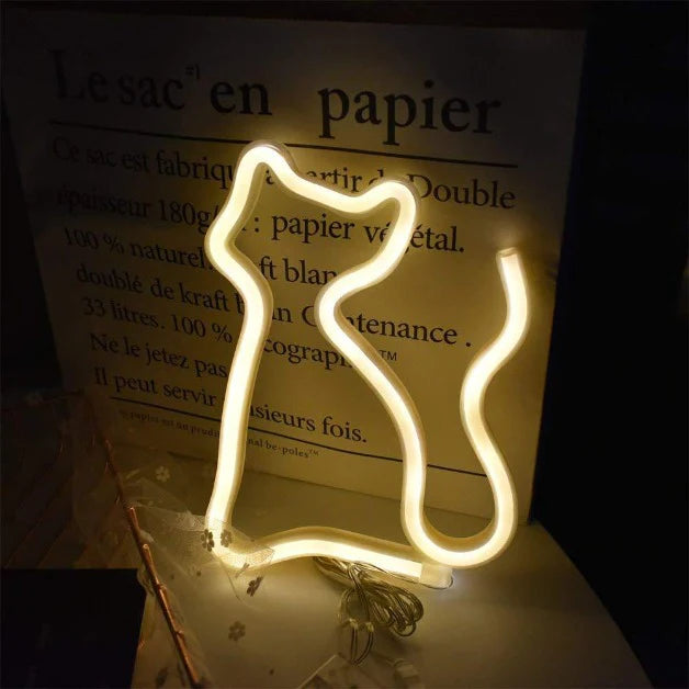 Cat Mini Neon Sign