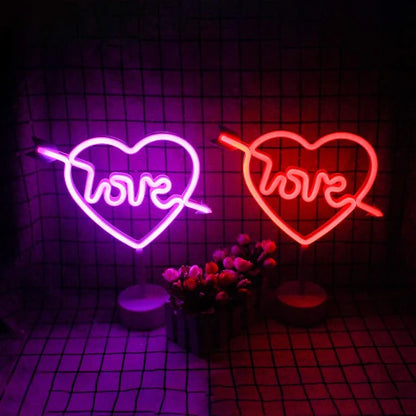 Cupid Love Mini Neon LED Sign